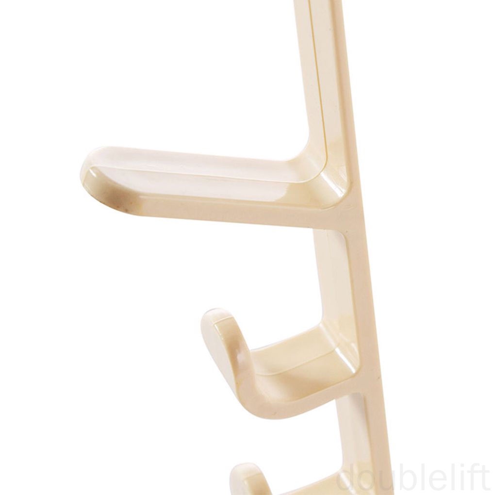 Giá Đỡ Móc Treo Đồ Gắn Tường Bằng Nhựa Tiện Dụng Cho Phòng Tắm / Nhà Bếp