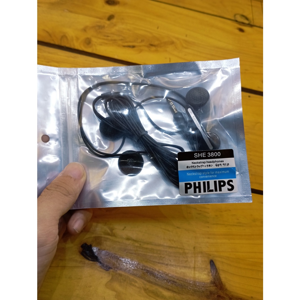Tai nghe huyền thoại Philips SHE3800 chính hãng âm thanh cực tốt, âm bass hay, tai nghe nhét tai earbuds Philip SHE 3800