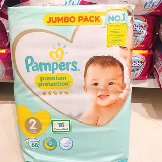 Tã dán Pampers Anh Size2 68M Size3 66m