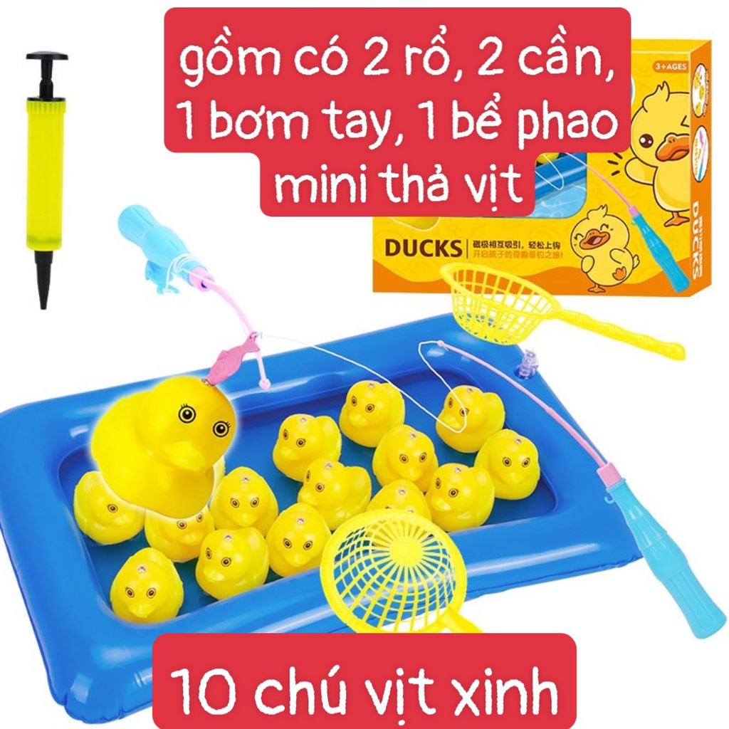 Đồ chơi trẻ em câu vịt nam châm đồ chơi giải trí cho cả gia đình dochoigo.vn