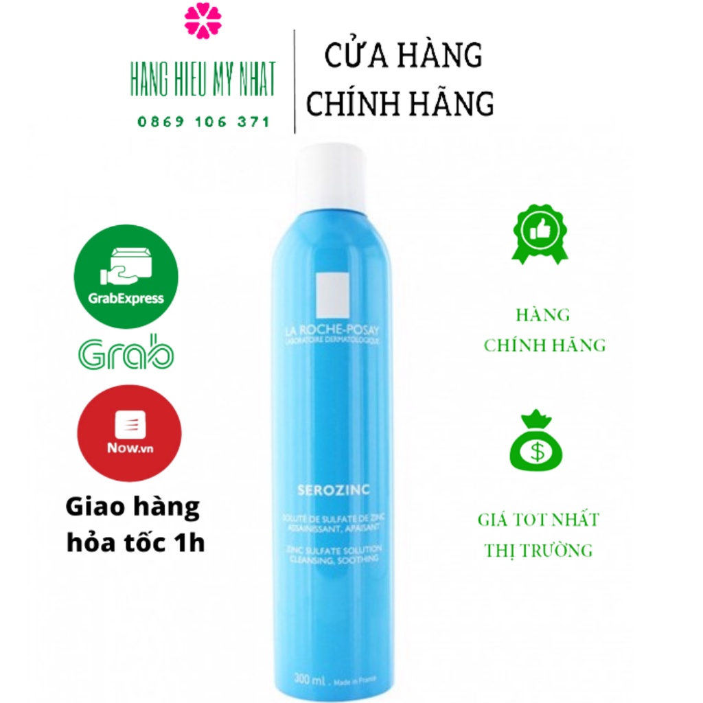 La Roche-Posay Serozinc - Xịt Khoáng Cho Da Mụn 300ml