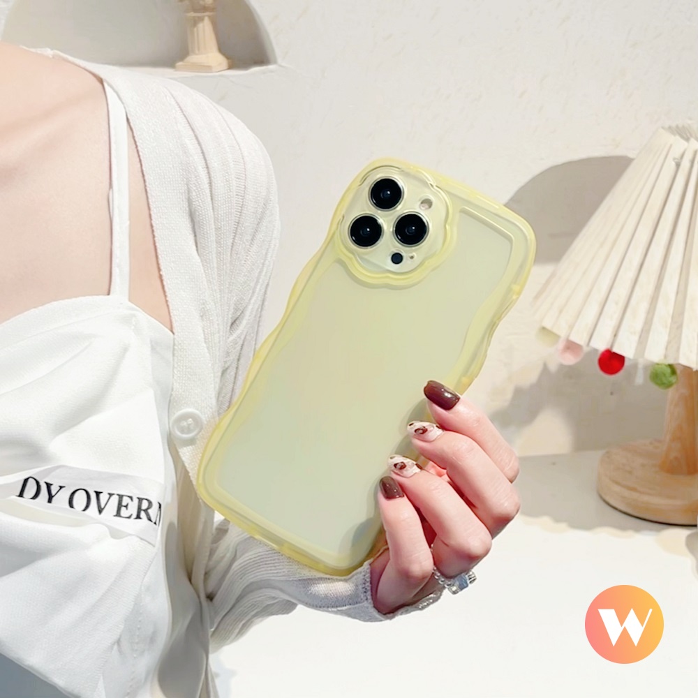 Ốp Điện Thoại TPU Mềm Trong Suốt Màu Sắc Ngọt Ngào Cho iPhone 11 Pro Max 14 12 Pro Max 7 8 XS Max SE 2020