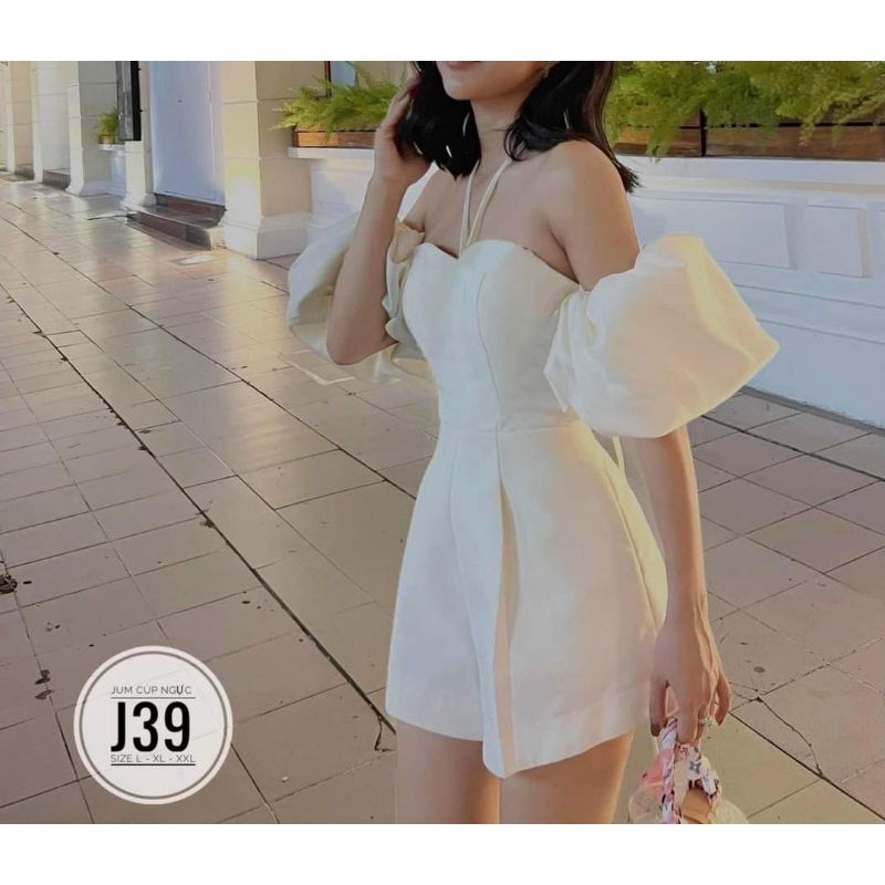 JUMP NỮ CỔ YẾM TRỄ VAI 2 BÊN TAY BIGSIZE