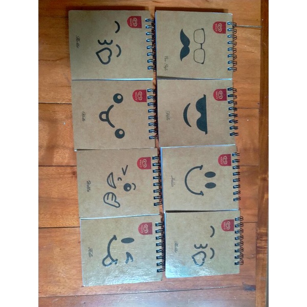 Sổ tay lò xo viết ghi chú bìa cứng siêu kute 160 trang 10x 8.5cm