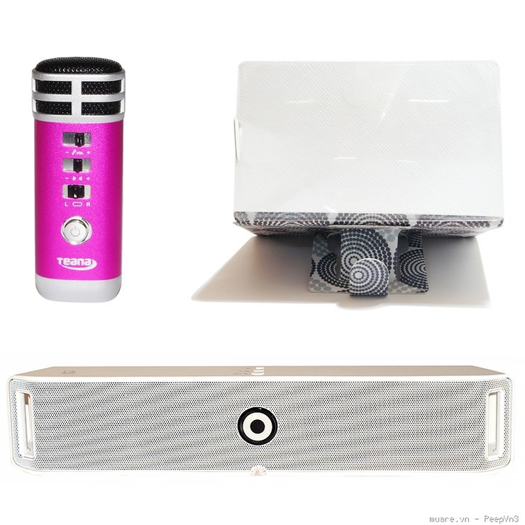 MIC KARAOKE CHO SMARTPHONE LAPTOP TEANA KTV I9