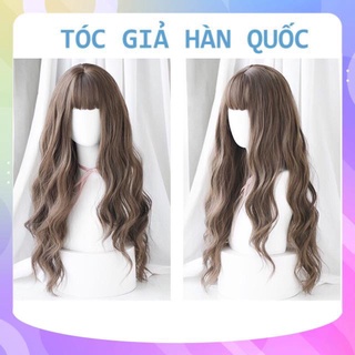 ☀️ TÓC GIẢ BỘ ☀️ BỘ SÓNG TRỤC HÀNG CAO CẤP TẶNG LƯỚI TRÙM XỊT DƯỠNG [FREESHIP 50K]