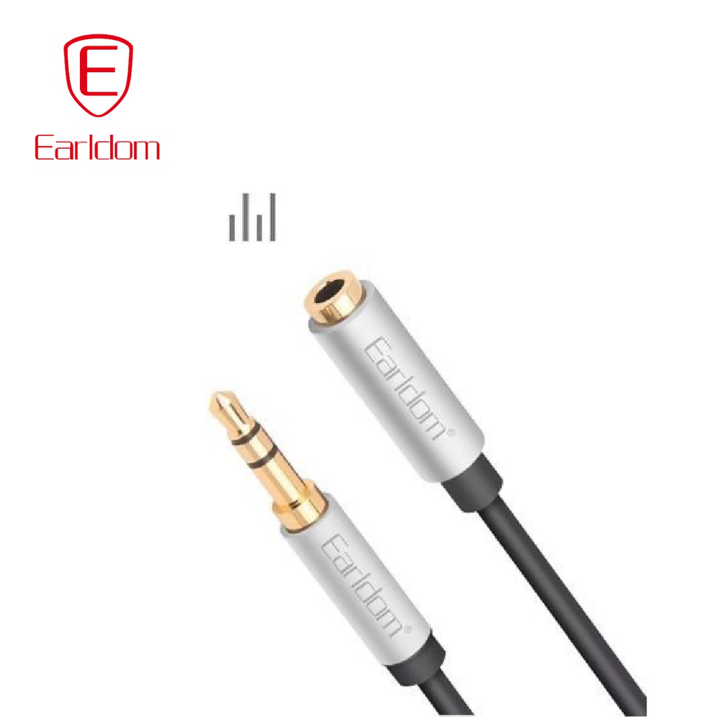 Jack chuyển từ 3.5mm ra 1 đầu AUX Earldom AUX-34 chính hãng