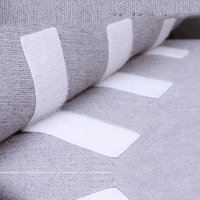 (Băng dán, băng dính Velcro) Tấm dán khóa dán hai mặt cho ghế sofa, thảm, khăn trải bàn