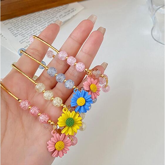 Vòng Tay Chuỗi Hạt Pha Lê Hình Hoa Dễ Thương Đơn Giản Phong Cách Hàn Quốc Cho Cặp Đôi | BigBuy360 - bigbuy360.vn