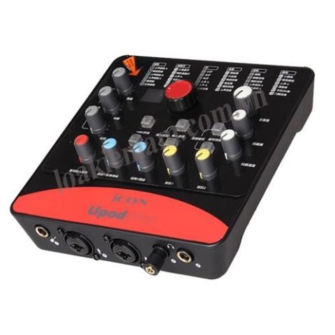 BỘ SOUND CARD Thu Âm Livestream Cao Cấp ICON Upod Pro Chính hãng bảo hành 12 tháng