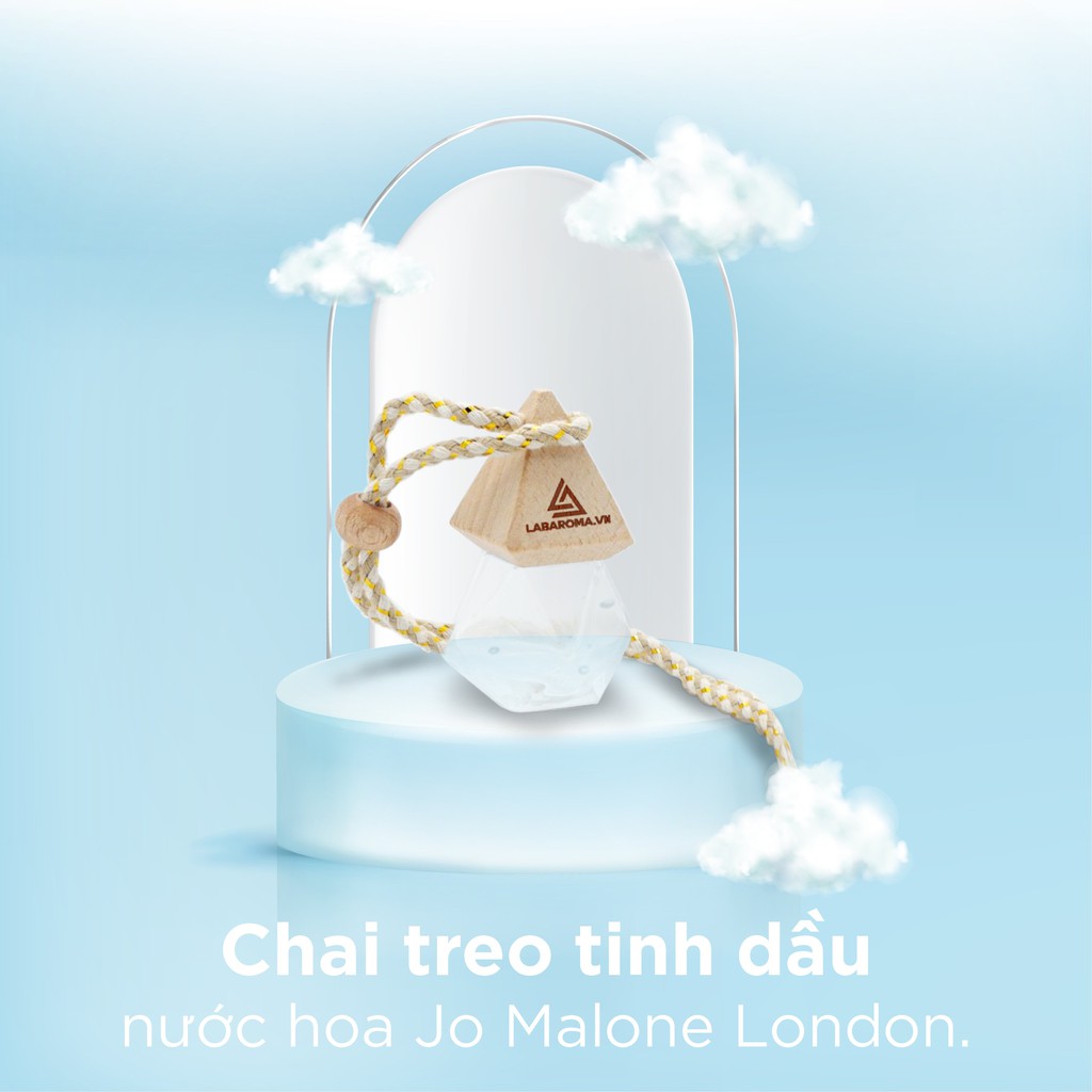 Chai tinh dầu Jo Malone London treo xe ô tô, tủ quần áo, thơm phòng ngủ, khử mùi toilet 7ml (Nhập khẩu Anh)