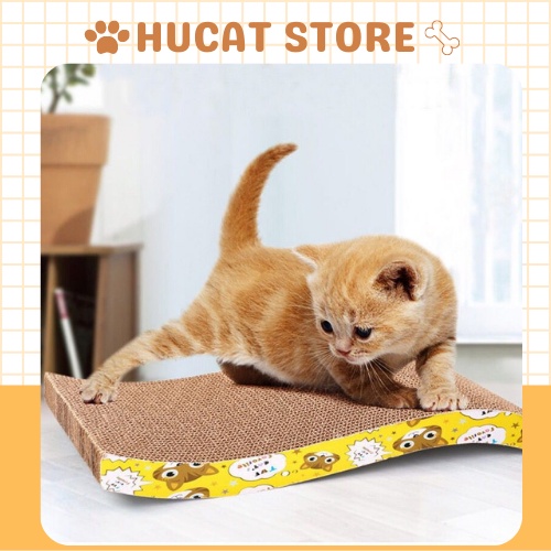 Bàn Cào Móng Cho Mèo Thiết Kế Trang Trí Hình Chuột Đáng yêu, Dễ thương (Tặng cỏ mèo)|HUCAT|FREESHIP