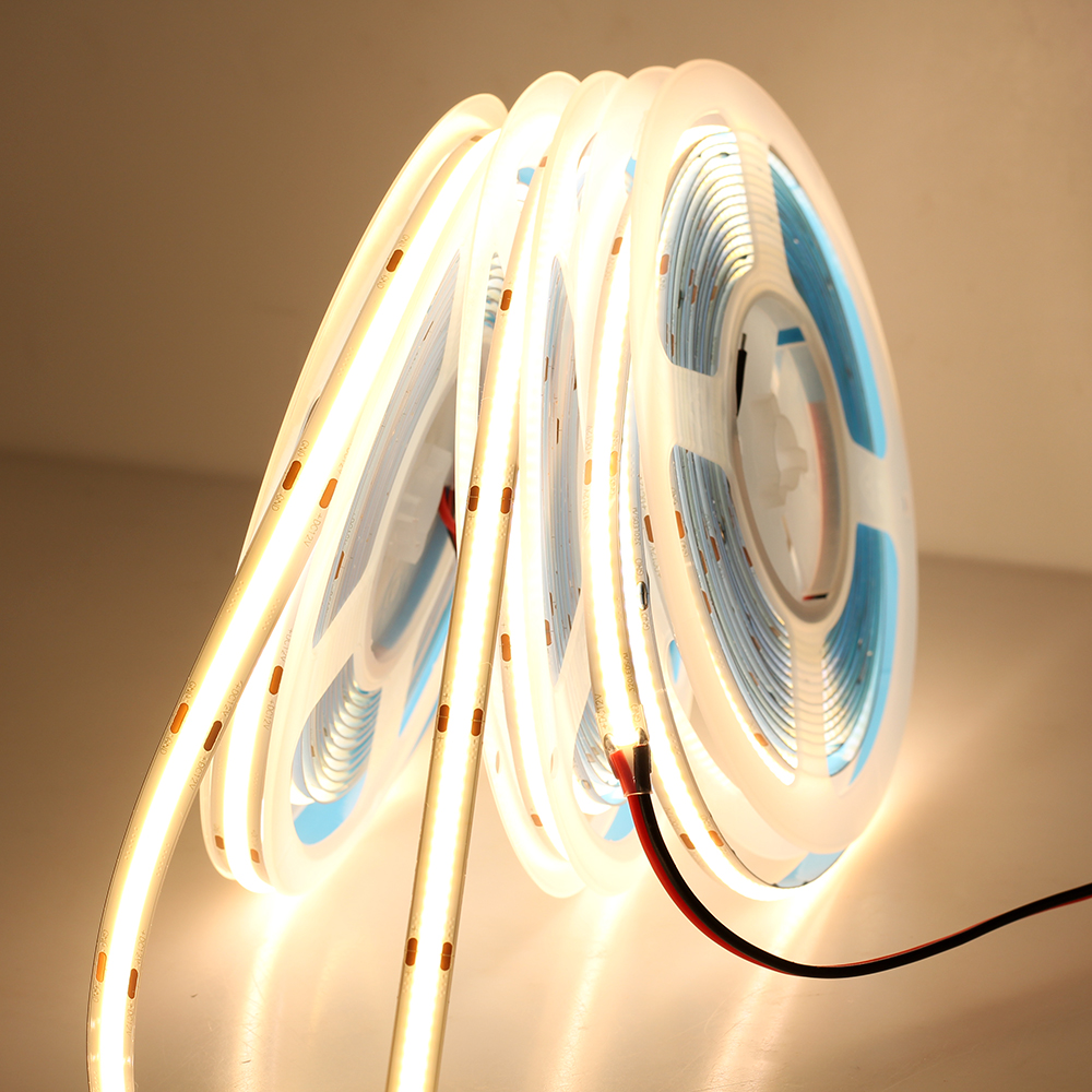 Dây Đèn Led Cob Siêu Sáng  320 384 528 Led /m Dc12V 24v Đối Với Trang Trí Phòng, Tòa Nhà, Khách Sạn
