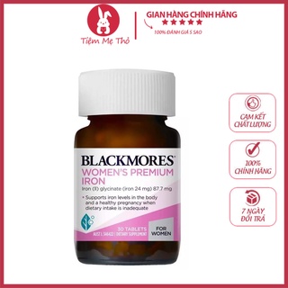 Viên uống bổ sung sắt blackmores cho bà bầu của úc blackmores iron 30 viên