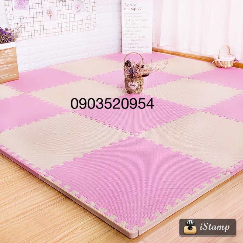 Thảm xốp DÀY 2cm size 58x58cm, 60x60cm, 62x62cm