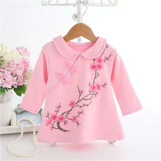 Váy tết điệu cho bé gái