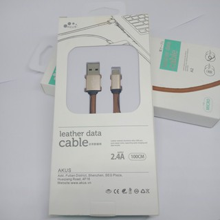 CÁP SẠC BỌC DA MICRO AKUS A2