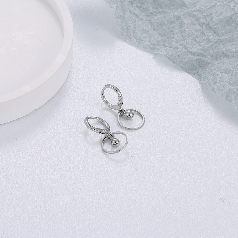 Bông Tai Hình Tròn Nhỏ Thông Minh Thời Trang Xuân Hè Cho Nữ F779