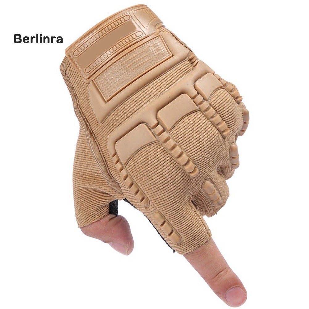 ●BE Men\'s Army Military Outdoor Tactical Combat Bicycle Airsoft Half Finger Gloves
