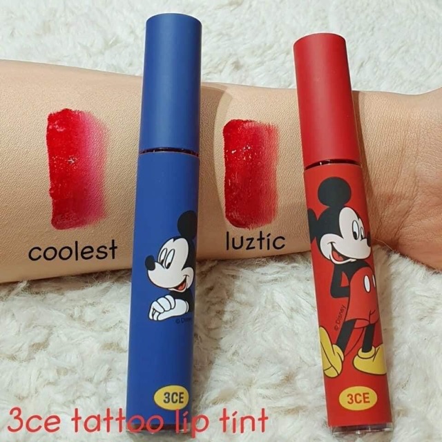 [CHÍNH HÃNG-CHECK Hidden Tag] SON 3CE BẢN HÀN TATTOO LIP TINT #COOLEST #LUZTIC