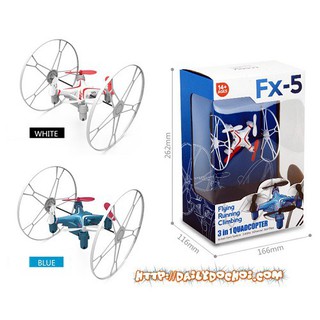 [RUBYRC] Máy bay quad mini 2.4G 5 kênh 3 trong 1 Fineco FX-5 tại RUBYRC
