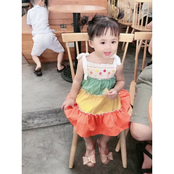 ĐẦM SMOCK 4 TẦNG