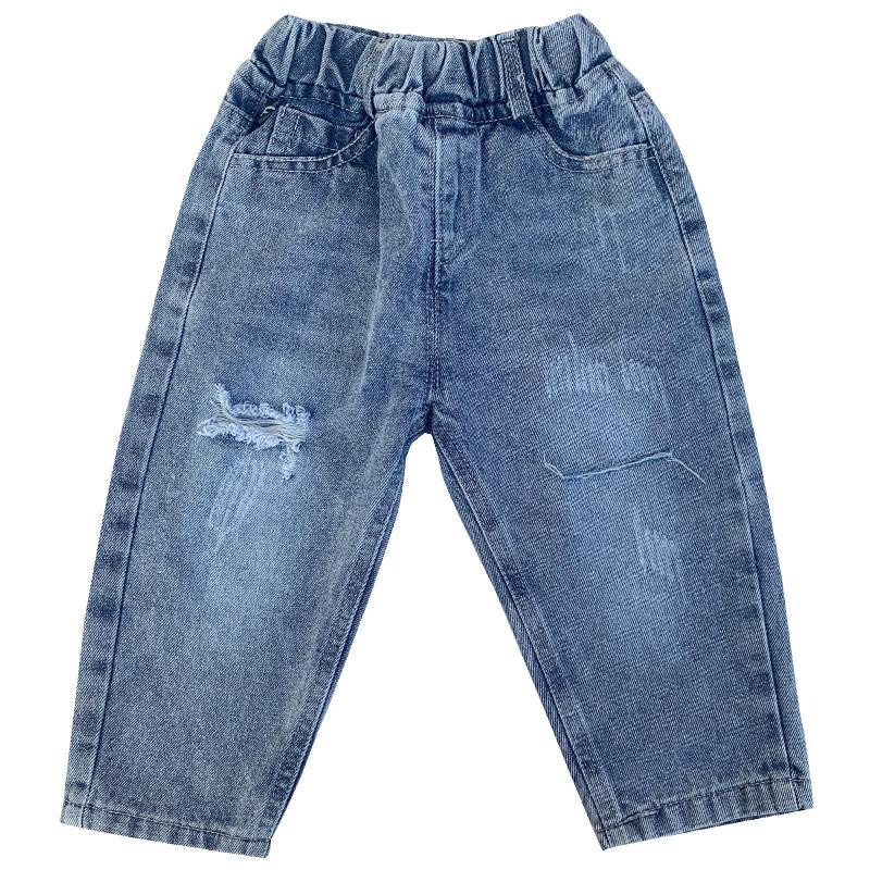 Quần Jean Ống Rộng Co Giãn Dễ Phối Đồ Phong Cách Hàn Quốc Mới Cho Nam