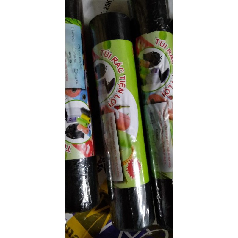 4 cuộn 2kg túi đựng rác tự phân hủy