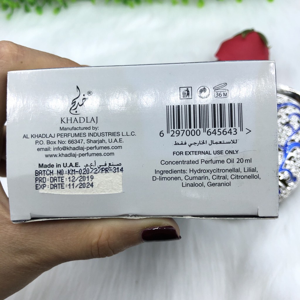 Tinh Dầu Nước Hoa Dubai Nội Địa Tamayaz Silver 20ml | BigBuy360 - bigbuy360.vn