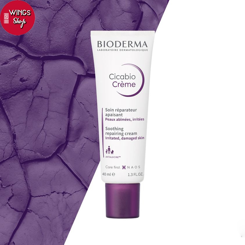 Kem dưỡng Bioderma Cicabio Creme Hỗ Trợ Phục Hồi Và Làm Dịu Da 40ml - 100ml