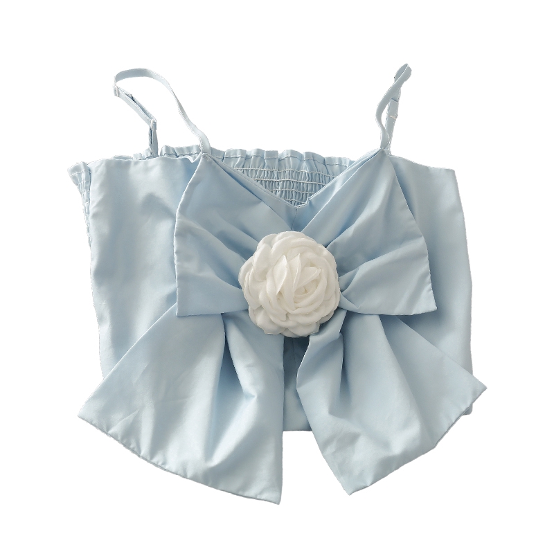 IELGY Áo hai dây màu trơn thời trang cho nữ