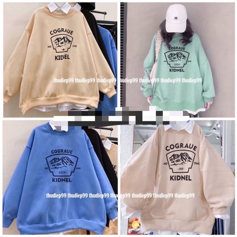 áo sweater nỉ ngoại KIDNEL