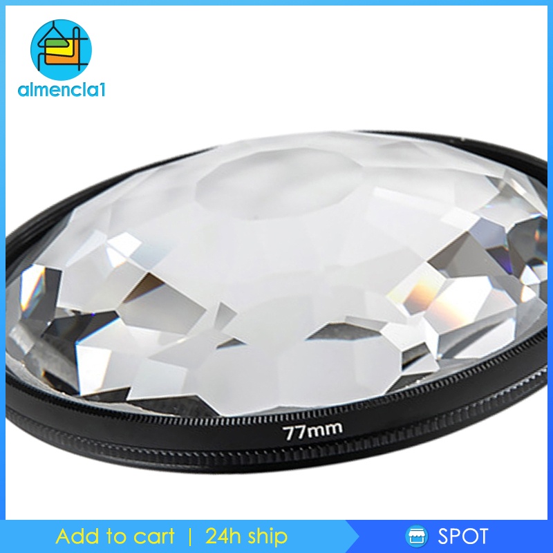 Camera Glass 77mm Kaleidoscope Prism Filter Photography Accesories