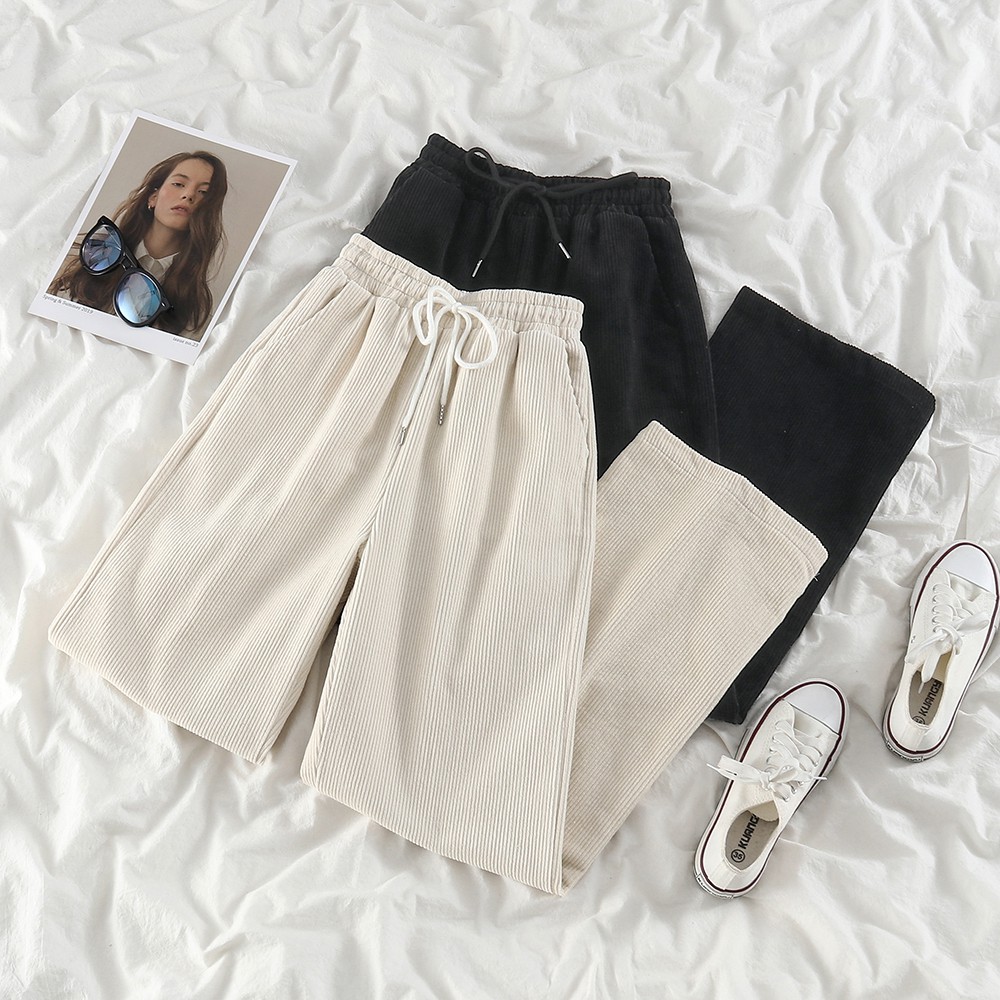 Quần Dài Ống Rộng Thời Trang Dành Cho Nữ