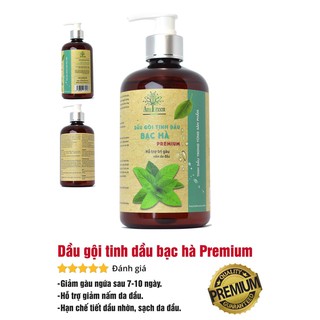 Dầu Gội Bạc Hà ngăn ngừa gàu, giảm nấm da đầu AmeGreen Premium 600ml