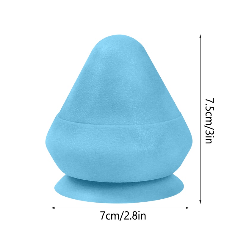 Dụng Cụ Mát Xa Hình Nón Màu Trơn Thấm Hút Tốt Tiện Dụng