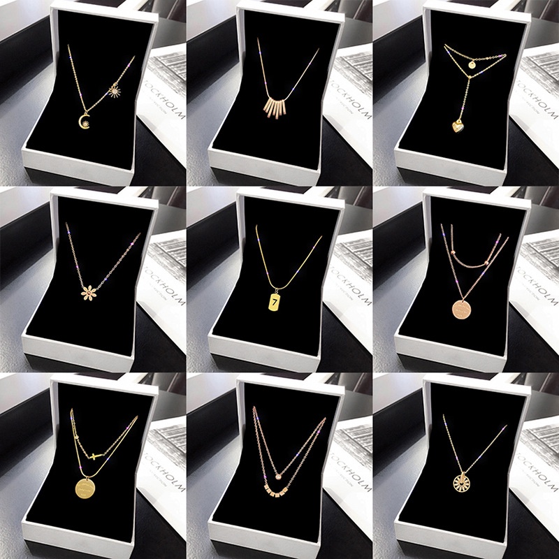 Dây Chuyền Thép Titan Thiết Kế Đơn Giản Phong Cách Âu Mỹ Mới