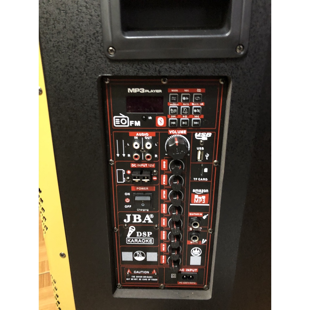 LOA KÉO CỐNG SUẤT LỚN JBA CH15 BASS 40, ÂM CHẤT, SỐNG ĐỘNG, KÈM 2 MÍC UHF SIÊU XỊN, HÁT BAO HAY