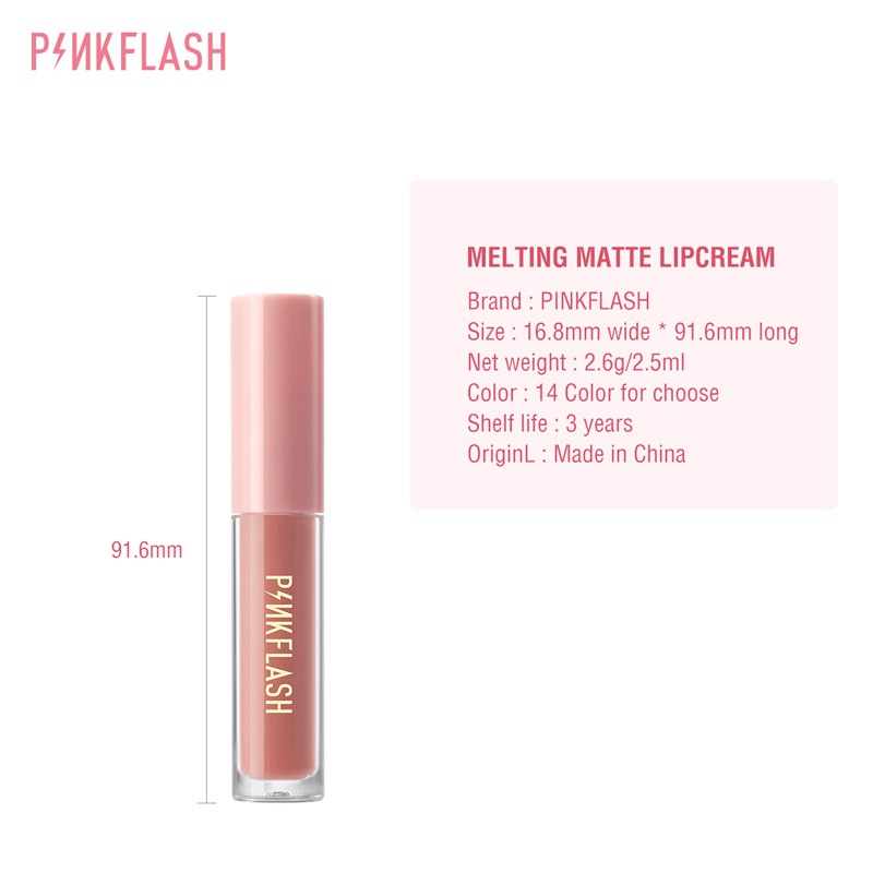 [Hàng mới về] Son môi lì có dưỡng 14 màu Pinkflash L01 Ohmy Kiss thời trang | BigBuy360 - bigbuy360.vn