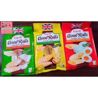 BÁNH QUẾ CUỘN KAPAD 320G VỊ TRỨNG MUỐI, VỊ SẦU RIÊNG, VỊ SỮA DỪA