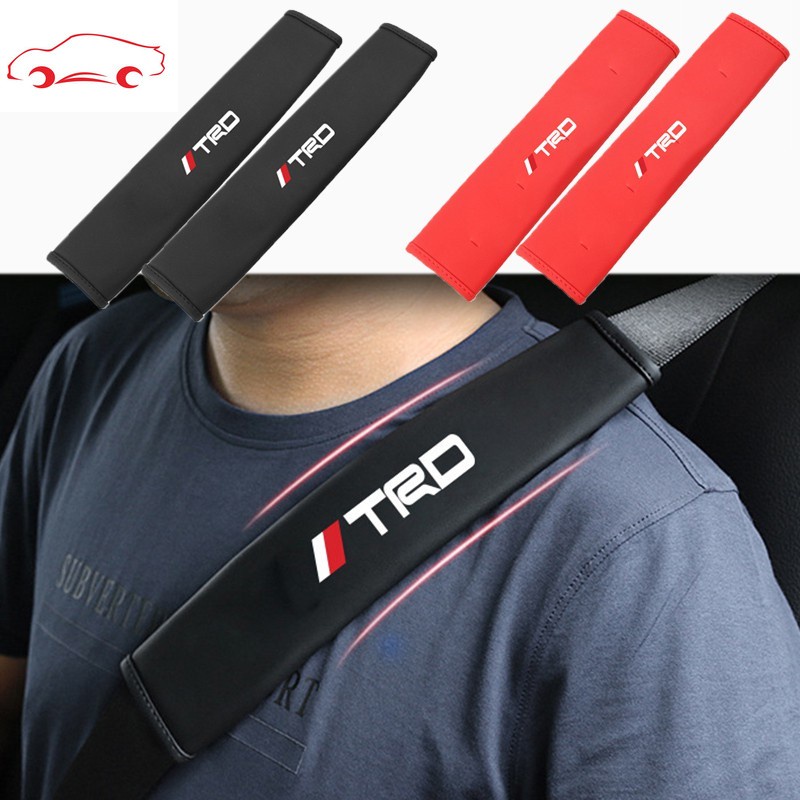 Đệm Bọc Dây Đai An Toàn Bằng Da Thông Dụng Cho Toyota Vios Hilux Camry Harrier Innova Rush Yaris Alphard Hiace Vellfire Corolla Cross RAV4