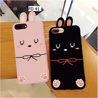 Ốp lưng điện thoại iphone, mẫu thỏ cute Maxtini
