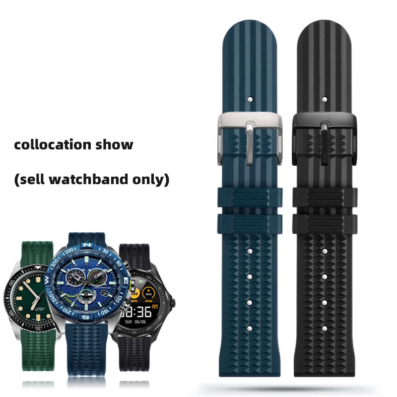 GS Dây Đồng Hồ Thể Thao Bằng Silicon Dày 20mm 22mm Cho Đồng Hồ Huawei Watch Gt 2 Pro Rs Sport Active 2e 42mm 46mm