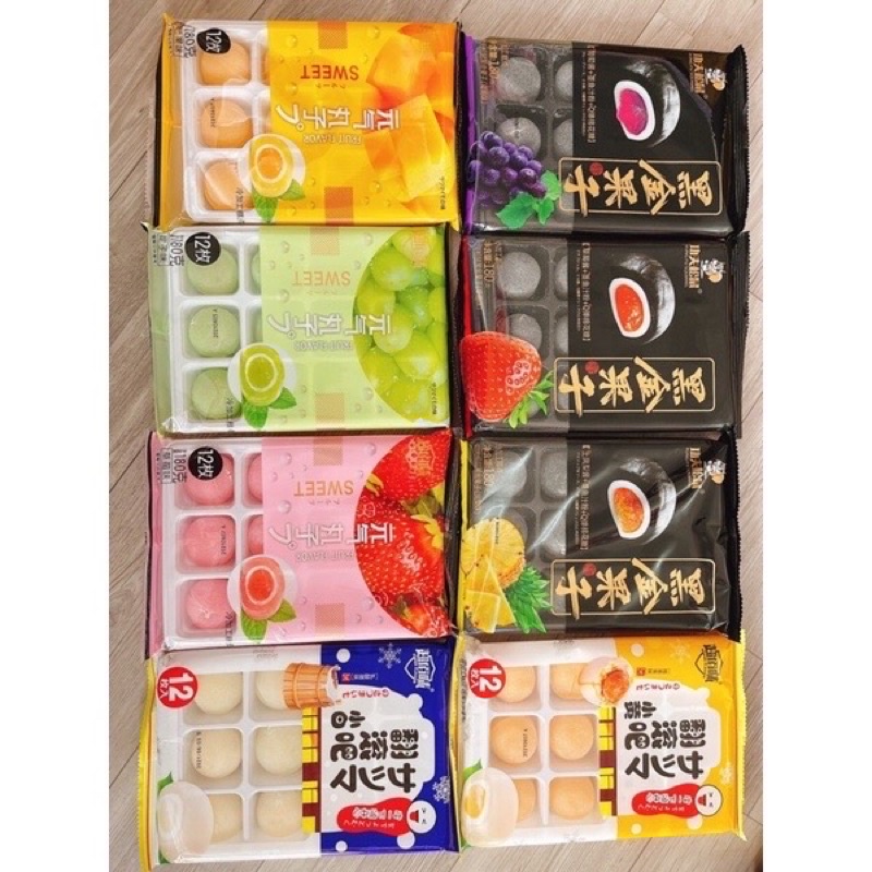 Bánh MOCHI KEM LẠNH 💖FREESHIP💖 Mochi nhật mỗi gói 12 chiếc bánh thơm ngon