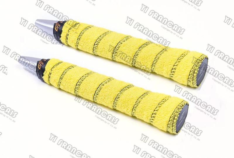 Set 2 Khăn Cotton Thấm Hút Mồ Hôi Cho Vợt Cầu Lông / Tennis