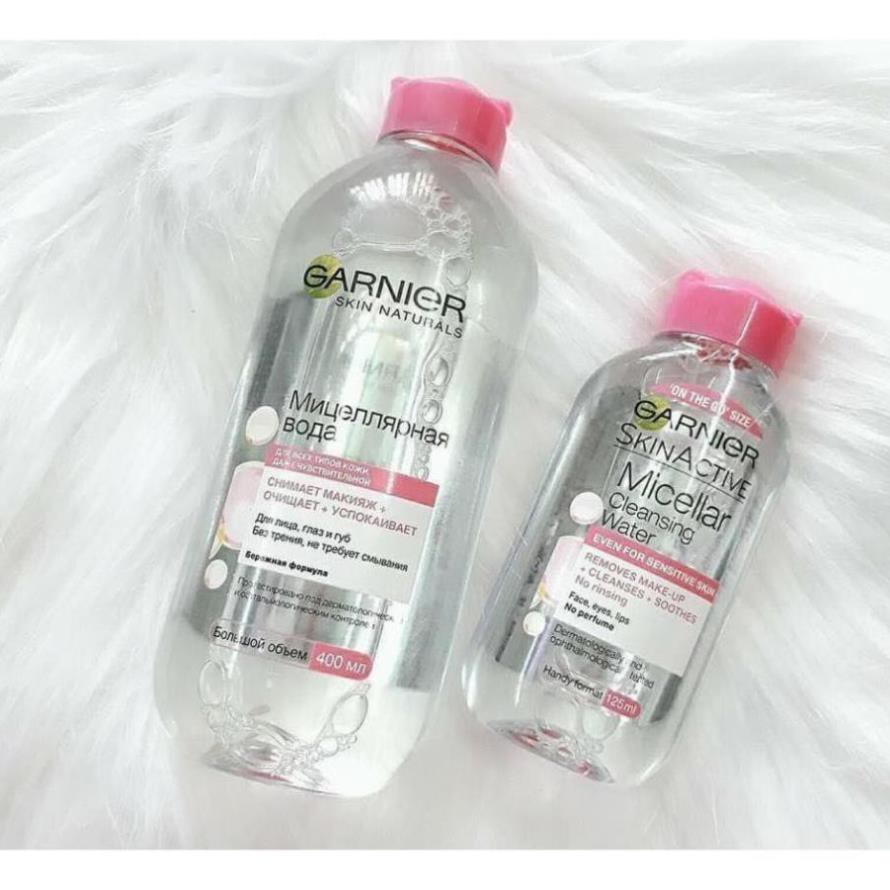 Nước tẩy trang garnier pháp 400ml nắp hồng nhạt | BigBuy360 - bigbuy360.vn