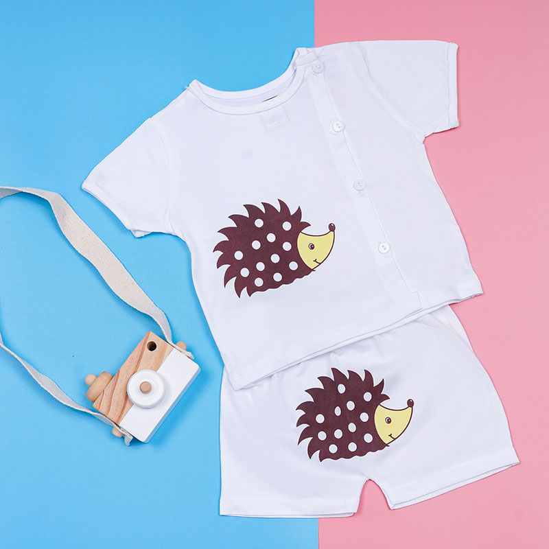 Bộ cộc BS sơ sinh Kioobaby combo 5 bộ