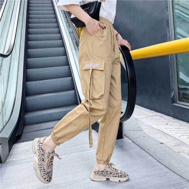 Jogger kaki túi hộp dây | BigBuy360 - bigbuy360.vn