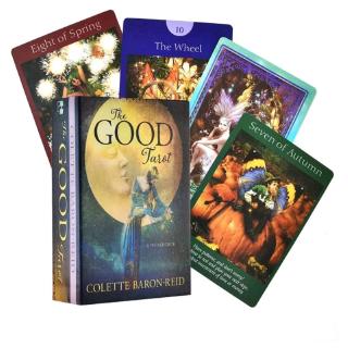 Bộ bài The Good Tarot: A 78-Card Deck and Guidebook by Colette Baron-Reid English Card Game playing cards mysterious
