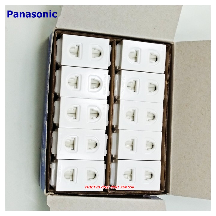 Ổ cắm Đơn - Đôi 2 chấu, 3 chấu Panasonic - Dòng Wide Series - Chính hãng